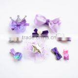 S17161A Lovely Hair Accessories Bow Fashion Baby Pins Hair Decoration Set thumbnail-4