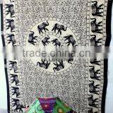 Tapestry Wall Art Hippie Tapestry Mandala Tapestry Black & White thumbnail-6