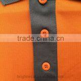 Contrast 100% Polyester Knit Fabric Embroidery Safety Custom Short Sleeve Protective Polo Shirt thumbnail-6