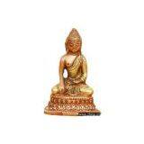 Brass Buddha Figure - Buddhism Artifact From India thumbnail-1