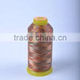 Colorful 100% polyester filament high tenacity thread