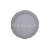 Round 3w Led Flat Panel Lights Ip44 Silver / White Ultra Slim With Ce And Rohs
