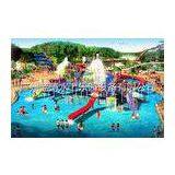 Sea Style Water Playground Equipments With Spiral Water Slide