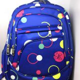 Boys and girls school bag, durable polyester backpack, large capacity shoulder bookbag, bag factory