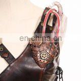 Steampunk Heart Chest Harness Made of Faux PU Leather thumbnail-3