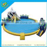 Commercial Inflatable Giant Water Park With Water Slide and Pool, Water Sports Games Price thumbnail-5