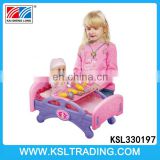 Good design plastic baby dolls bed set for sale