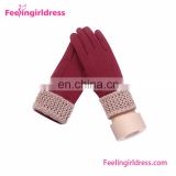 Drop Shipping Touch Screen Gloves Women Winter Gloves