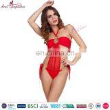 Secret Temptations Sexy Red Teddy Lingerie Sexy Bodysuit Womens Transparent Sexy Underwear thumbnail-1