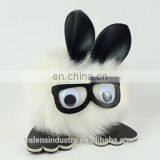 Hot Sales Faux Fur Pompom Wholesale Fur Pom Poms Key Chain Pendant for Woman Cellphone/handbag/hats/Car thumbnail-3