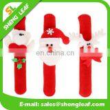 Wholesale Plush Slap Bandled X-mas Slap Bracelet Fashion Party Christmas Bracelet Kids Hot Sale Christmas Bracelet thumbnail-4