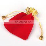 Factory OEM Small Velvet Drawstring Jewlery Pouch for Gift thumbnail-1