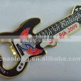 personalized guitar shapes custom stainless steel metal bottle opener withn you own logo