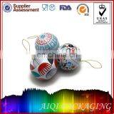 Christmas tin ball/gift tin ball/christmas tree decration