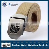 OEM Customized Strong Buckle Mens Canvas Belt For Military