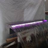 Mic RGB LED Light Acrylic Spillway Water Curtain Pool Fountain Swimming Fountain thumbnail-3