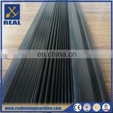 Ribbed rubber matting for gold sluice