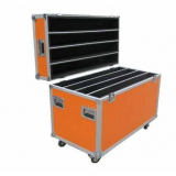 Top Cover + Two Lock Turntable Road Case Right & Round Corner
