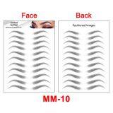 Women Popular New Designs Waterproof Cosmetic Face Makeup Temporary Fake 6D/ 4D/ 3D Eyebrow Tattoo Stickers