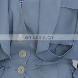 TWOTWINSTYLE Long Sleeve High Waist Lace Up Trench Windbreakers For Women 2020 thumbnail-3