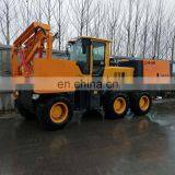 Hydraulic Six Wheel Ramming Piling and Pile Driver Guardrail Fixing Machine Ramming Piling Machine thumbnail-4