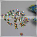 New Fashion Nail Art Light Yellow Rhinestone Crystal AB Clour Silver Flatback Non Hot Fix Rhinestone for DIY Nails Decoration thumbnail-3