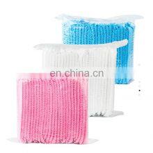 21" Disposable Non Woven Single Elastic Bouffant Cap Colorful Shower Cap for Hospital Hotel Lab thumbnail-3