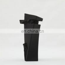 Modern Nordic Geometric Solid Black White Color Living Room Decoration Ceramic Vase thumbnail-4