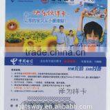 Fashion Design Scratch off Calling Card, Paper Card