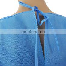 Blue SMS Patient Gown Disposable Breathable Clothing Short Sleeve thumbnail-4