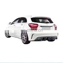 16-18 For Mercedes A Class W176 Modified A45 AMG Style Rear Lip Diffuser thumbnail-2
