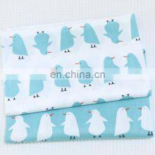 Cotton Printed Fabric 1.6 Meters Wide Cartoon Penguin Kindergarten Students Bedding Cotton Fabric Wholesale thumbnail-2