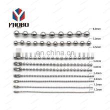 Customized Wholesale Ball Beads Chain Chains For Necklace Bracelet Jewelry Making Welding Beads Chain thumbnail-5