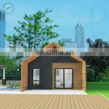New Triangle Roof Prefab House Villa Wood Prefabricated Steel Frame Villa House for Sale thumbnail-3