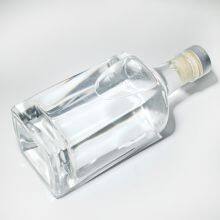 Vodka Bottle Wine Liquor Glass Bottle 500Ml Gin Bottles With Cork thumbnail-3