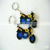 Motocycle Shaped Keychain, Custom PVC Key Holders