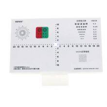 Factory Price 2PCS Vision Chart Test Card Presbyopia Focusing Plate Plastic Sealed Small Card Detection Ophthalmic thumbnail-3