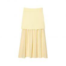 New French Style Simple and Fashionable Button Knit Vest for Women, Pleated and Spliced Skirt thumbnail-4