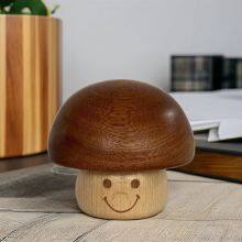 Music Box Mushroom Ornaments Solid Wood Music Box thumbnail-4