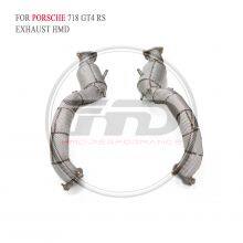 HMD Car Accessories Down Pipe Exhaust System for Porsche 718 GT4 GTS/RS Cayman 987.2 With Catalytic Converter Large Diameter WhatsApp+86 18946955156 thumbnail-3