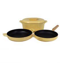 New Products Matte Enamel Cast Iron Cookware Set thumbnail-4