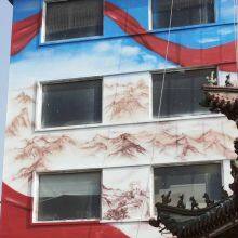 Fuyang Spider-man High-altitude Colorful Murals, Colorful Paintings on Cooling Towers, Chimneys and Cooling Towers, Wall Paintings on Flyovers and Exterior Walls thumbnail-4