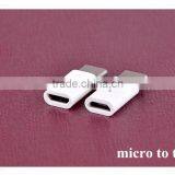 Hot Plug Micro Usb to Type c Plastic Adapter Connector thumbnail-3