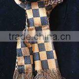 ACRYLIC RAYON SCARFS WITH FRINGE BF-5164 Neck Scarf Long thumbnail-1