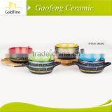 2014 Ceramic Noodle Bowl With Hand Painting thumbnail-1