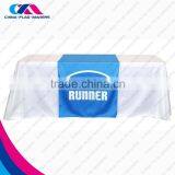 White Blue Stretch Table Cover Table Cloth thumbnail-2