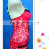 New Design Printting Lace Lingerie Photo, Sexy Hot Fashion Show Babydoll thumbnail-2
