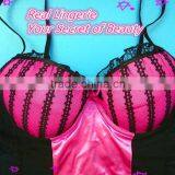 Mesh & Satin Lingerie Set, Sexy Babydolls thumbnail-5