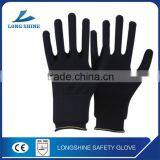Top Sale 15G Black HPPE Liner Cut Resistant Black Working Safety Gloves Hand Protection thumbnail-1