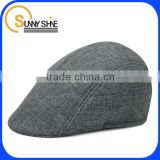 Sunny Shine custom dark grey beret hats for men